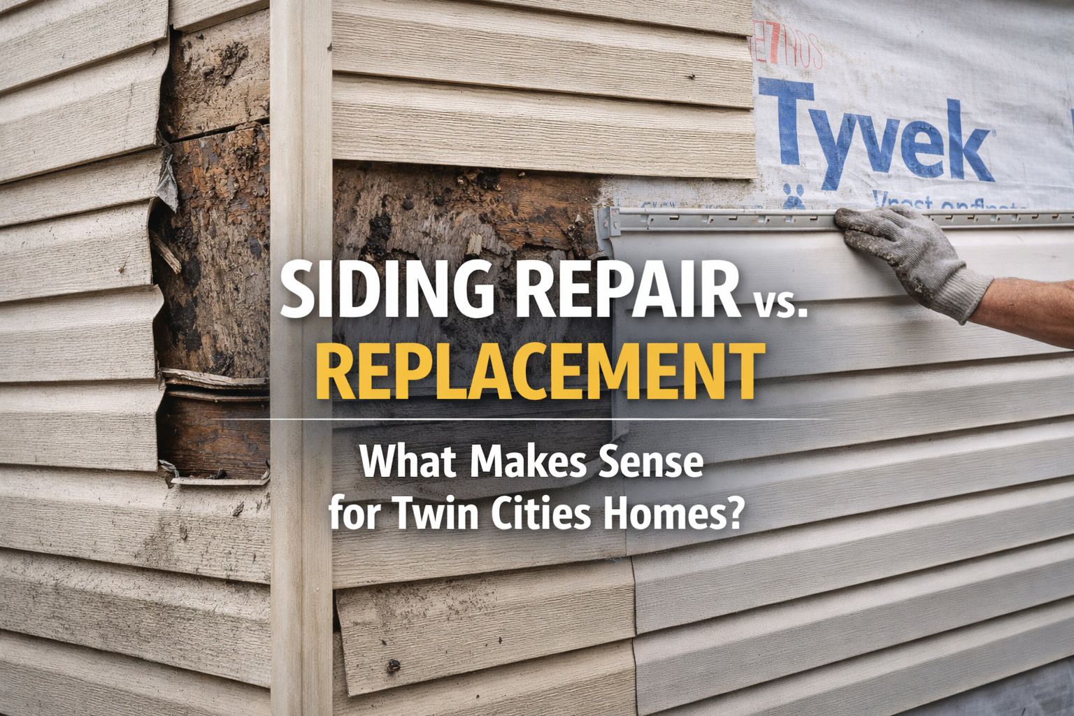 Siding Repair vs Replacement