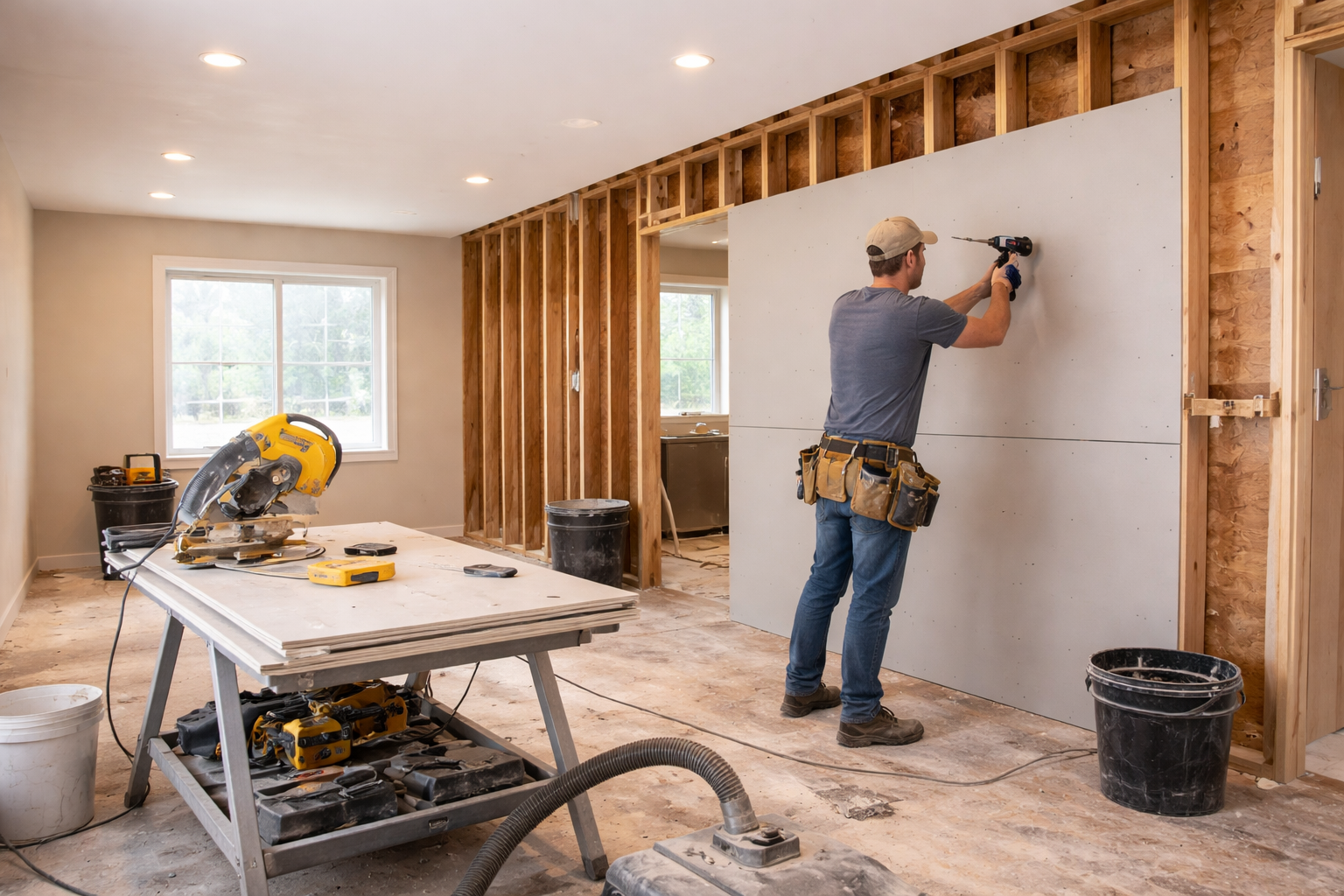 Interior Remodeling in Progress